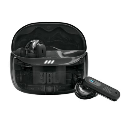 JBL TUNE - Beam - Headphones - Ghost Black - JBLTBEAM2GBLKAM