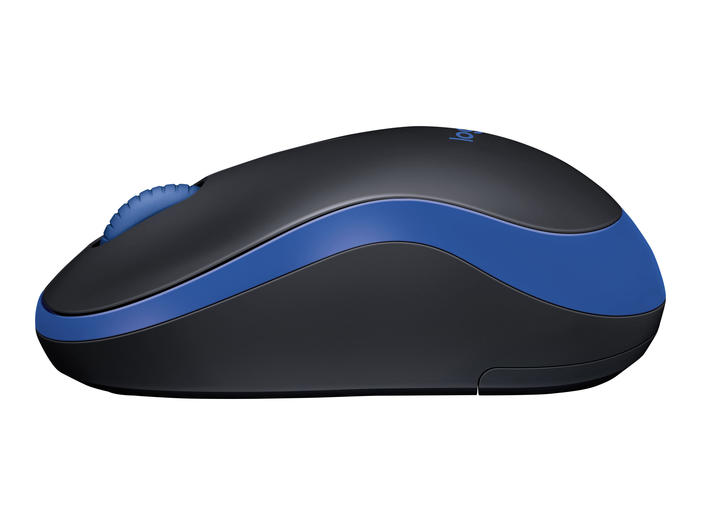 Logitech M185 - Ratón - diestro y zurdo - óptico - inalámbrico - 2.4 GHz - receptor inalámbrico USB - azul