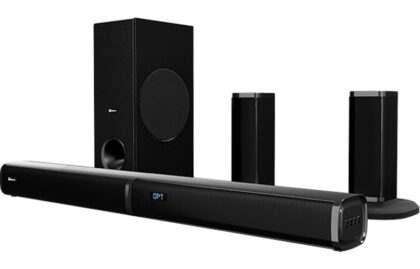 Klip Xtreme - Sound bar - Black - 5.1ch Wireless Subwoofer