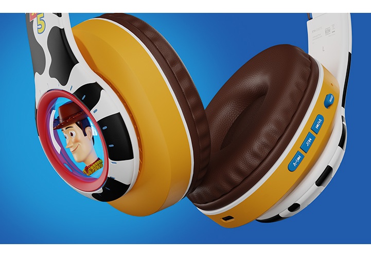 Xtech - Headphones with microphone - Wireless - Disney TS Woody 3D XTH-D382TS