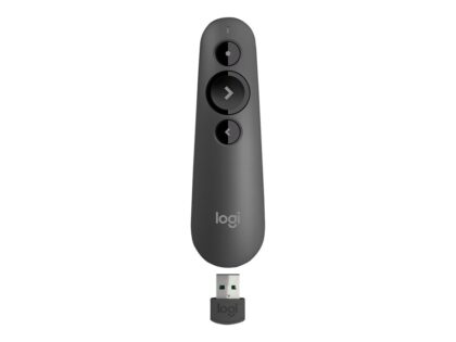 Logitech R500 - Control remoto para presentaciones - 3 botones - grafito