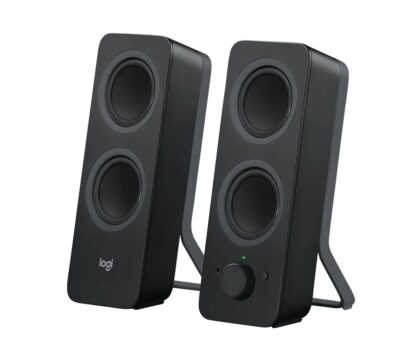 Logitech Z207 Bluetooth Computer Speakers - Altavoces - para PC - canal 2.0 - inalámbrico - Bluetooth - 5 vatios (Total) - negro