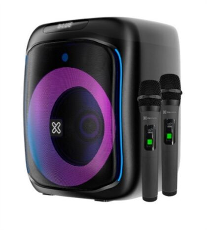 Klip Xtreme - Speaker system - Black - KLS-655-2M Two wireless mic