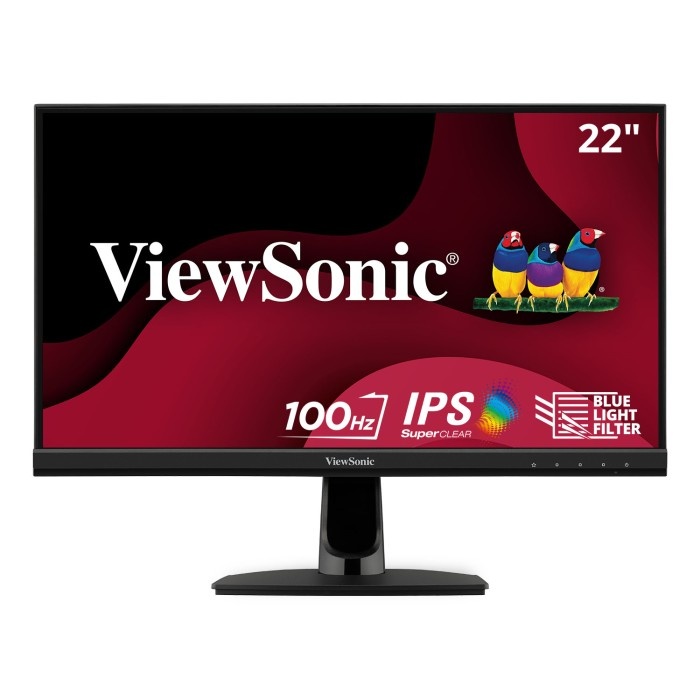ViewSonic monitor - 22" - 1980 x 1080 - IPS - HDMI / VGA - Black