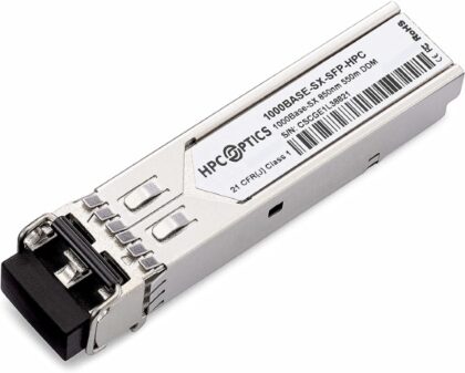 Fortinet FN-TRAN-SX - Módulo de transceptor SFP (mini-GBIC) - 1GbE - 1000Base-SX - LC de modos múltiples - hasta 500 m - 850 nm - para FortiGate 900G, 901G, 90G, 91G