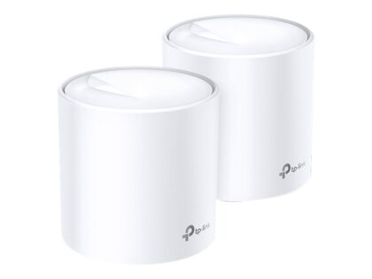 TP-LINK Deco X20 V2 - Sistema Wi-Fi - (2 enrutadores) - hasta 370 m² - malla 1GbE - Wi-Fi 6 - Doble banda