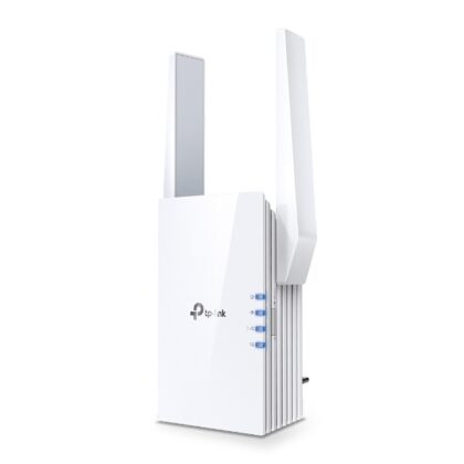 TP-Link RE505X - Extensor de Red Wi-Fi 6 AX1500 - 300 Mbps a 2.4GHz + 867Mbps a 5GHz-2 × antenas externas - 1 × puerto de 10/100 Mbps - enchufado a la pared