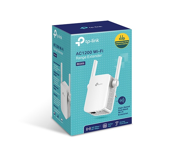 TP-Link AC1200 Wi-Fi Range Extender RE305 - Extensor de rango Wi-Fi - Wi-Fi 5 - 2.4 GHz, 5 GHz