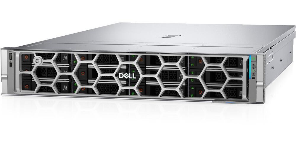 Dell - Server - Rack-mountable - Intel Xeon 6511P - DDR5 SDRAM - 2 TB Hard Drive Capacity - R570