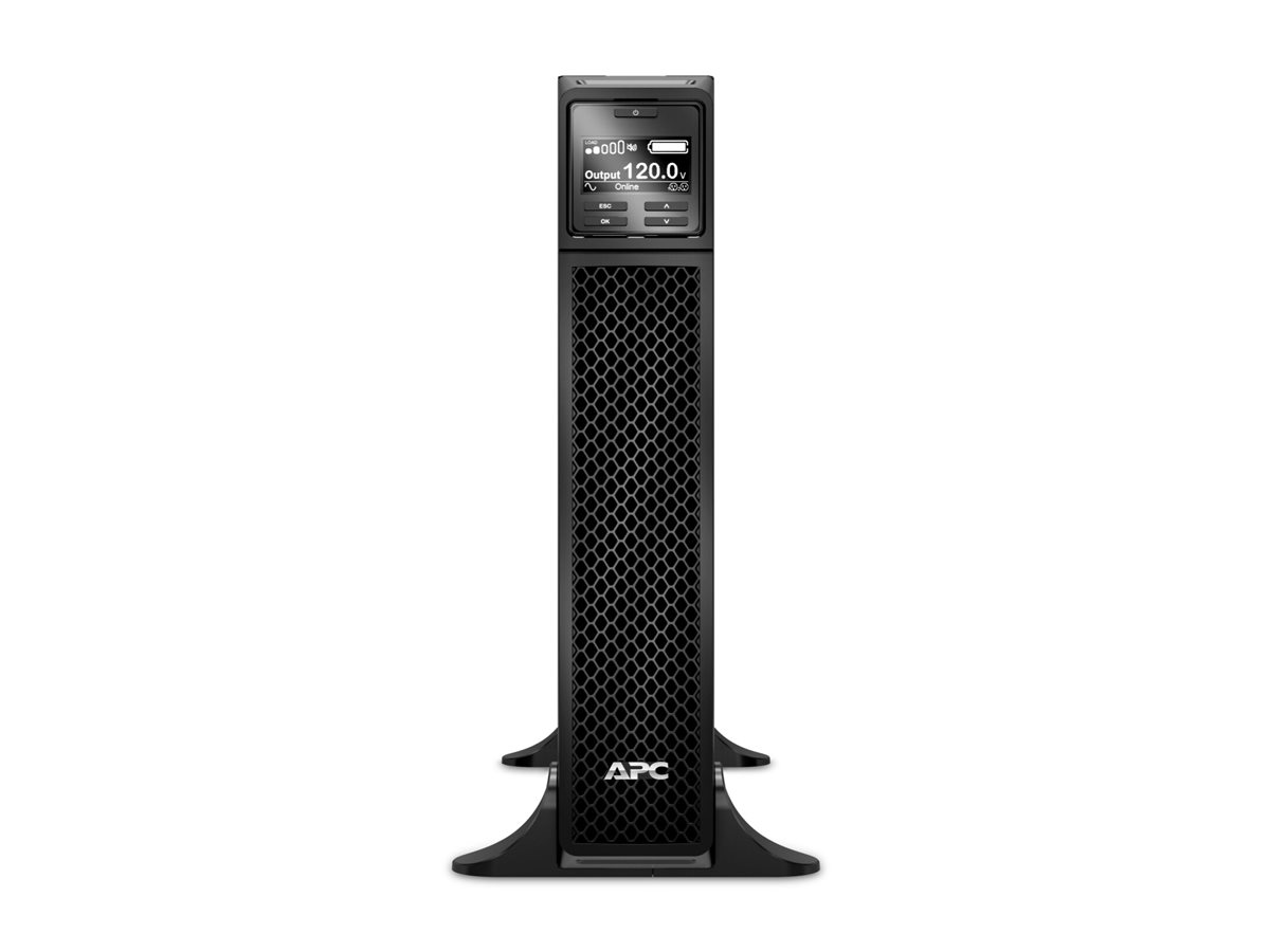 APC Smart-UPS SRT 1000VA - UPS (montaje en rack / externo) - CA 120 V - 900 vatios - 1000 VA - RS-232, USB - conectores de salida: 6 - PFC - 2U - negro