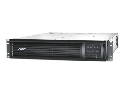 APC Smart-UPS SMT3000RM2UC - UPS (montaje en bastidor) - CA 120 V - 2.7 kW - 3000 VA - 1 fase - RS-232, USB - conectores de salida: 8 - Estados Unidos, Canadá - negro - con APC SmartConnect - para P/N: AR4024SP, AR4024SPX429, AR4024SPX431, AR4024SPX432, NBWL0356A, SMX2000LVUS