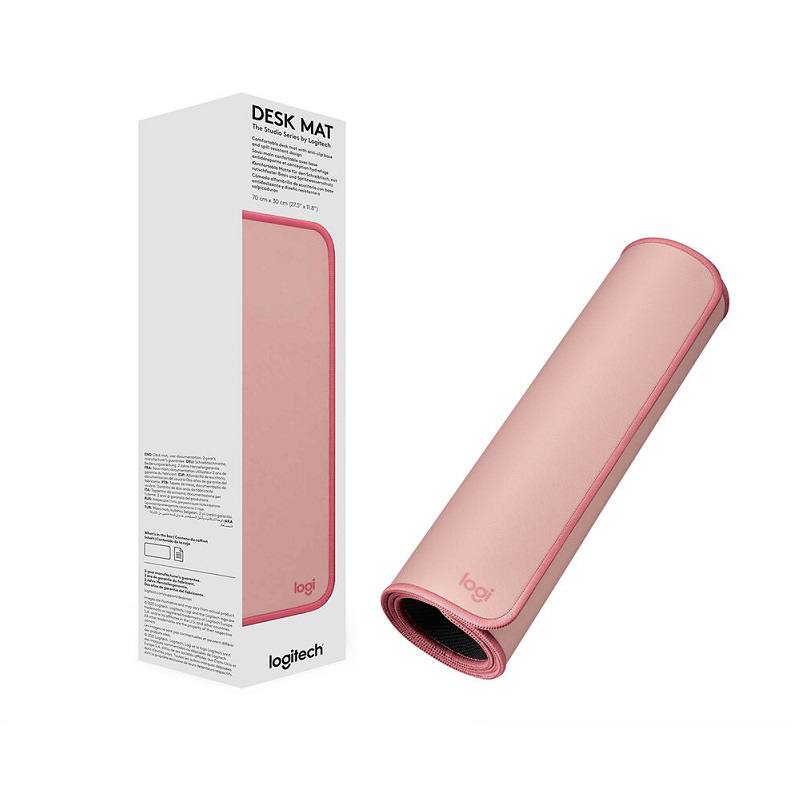 Mouse Pad LOGITECH Desk Mat Studio Series, L (700mm x 300mm), Rosa Oscuro