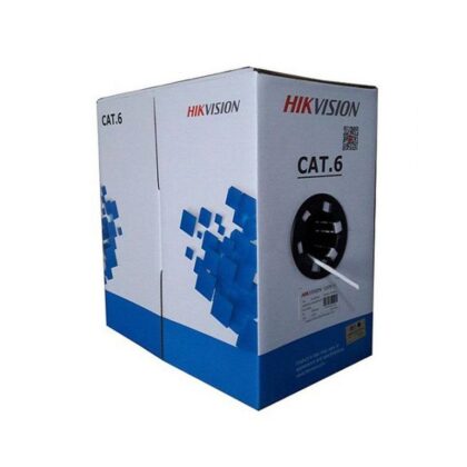 Caja de cable UTP Cat6 HIKVISION, 1000 Pies, 100% Cobre, para interiores, Color Blanco