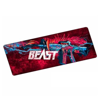 Mouse Pad Gaming KINGMOX QS-04, 800x300mm, base antideslizante, diseños variados.