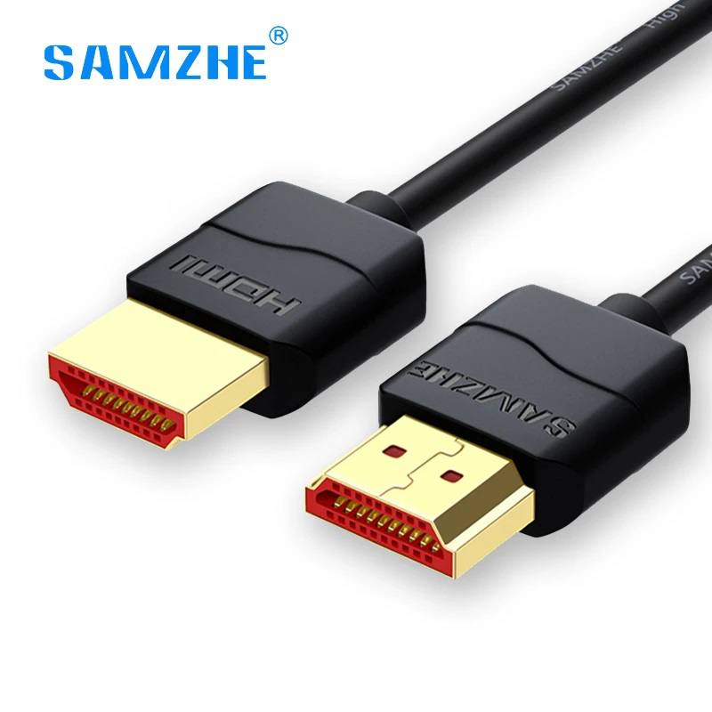 Cable HDMI V2.0 Samzhe Macho - Macho De 2 Metros/ 6 Pies, Hasta 4K