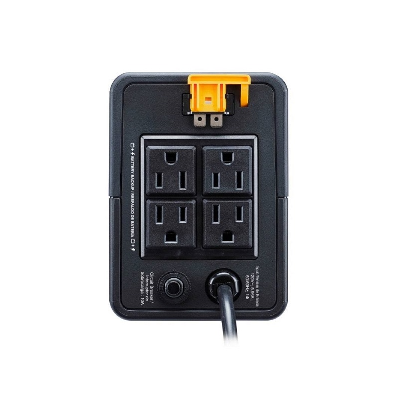 BATERIA (UPS) APC BVX700LU-LM, 700VA, 360W, 4 Salidas NEMA 5-15R, 120V, Negro