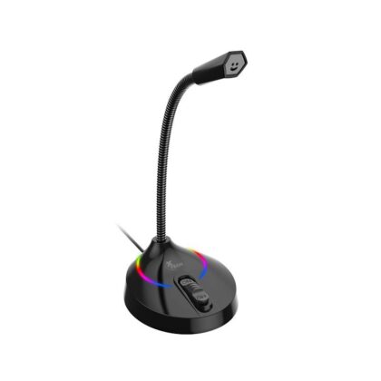 Micrófono Gaming XTECH Glisser, omnidireccional, Iliminación Led RGB, conexión USB, XTS-680