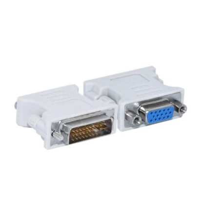 Adaptador XTECH de DVI-I 24+5 Macho a VGA Hembra, Blanco
