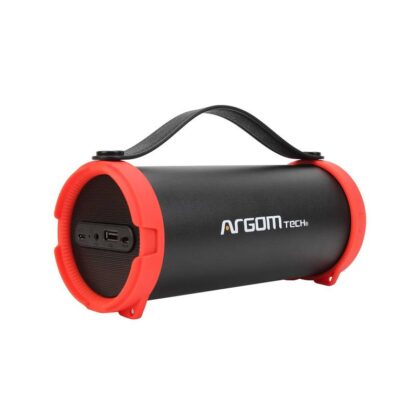 Bocina ARGOM BAZOOKA AIR BEATS, Conexión Bluetooth v2.1, Función TWS, Rojo