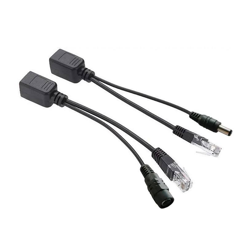 Adaptador Inyector PoE pasivo para camara IP, negro