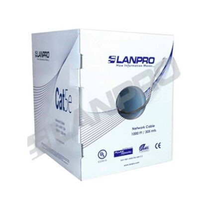 CAJA DE CABLE UTP CAT5e LANPRO 1000 PIES BLANCO, PARA INTERIORES SOLID UL+CSA+ETC 100% Cobre