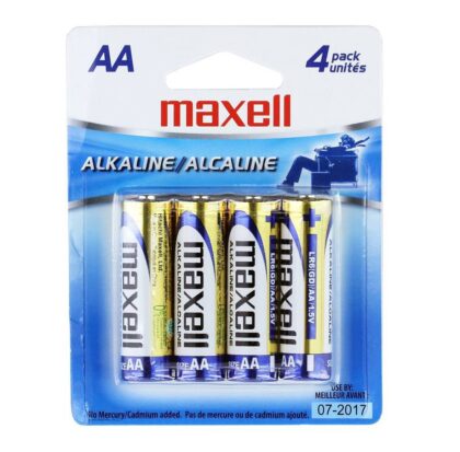 BATERÍA MAXELL LR6 4BP ALCALINA AA 4PCS (723465LA)