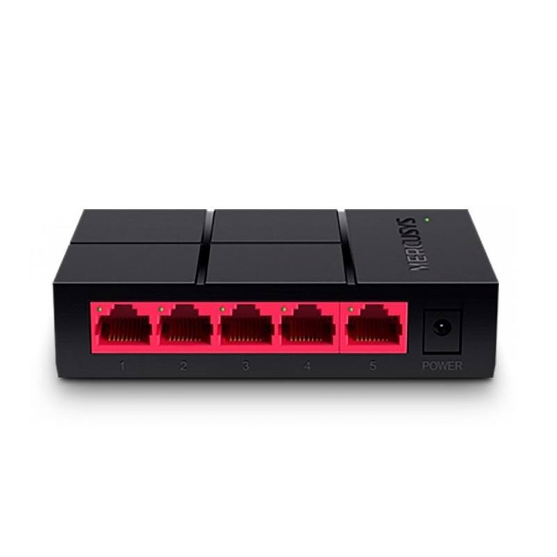 Switch MERCUSYS MS105G De 5 Puertos 10/100/1000 Mbps Gigabit
