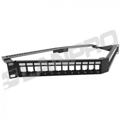 Patch Panel LANPRO Vacio modular Blindado serie 8000 de 24 Puertos