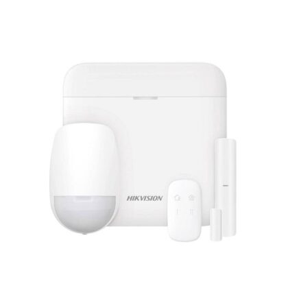 Kit Sistema de Alarma Inalámbrica Hikvision AxPro, Hasta 48 Zonas, Conexión LAN / Wi-Fi (2.4 GHz) Y TCP/IP