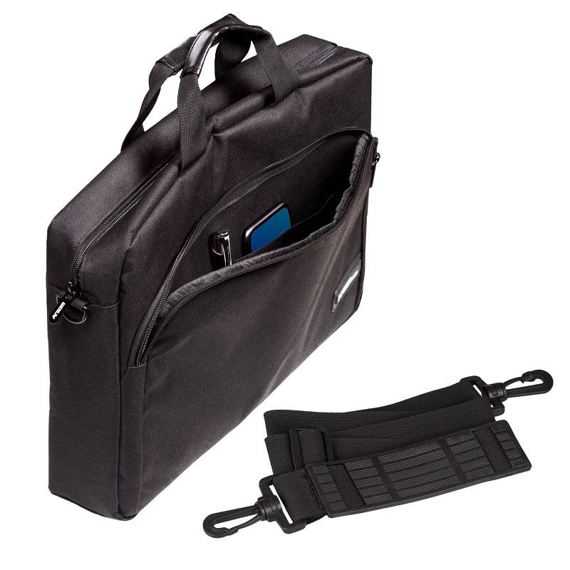 Maletin ARGOM ARG-BG-6780BK Professional, Para Laptops De Hasta 15.6", Color Negro