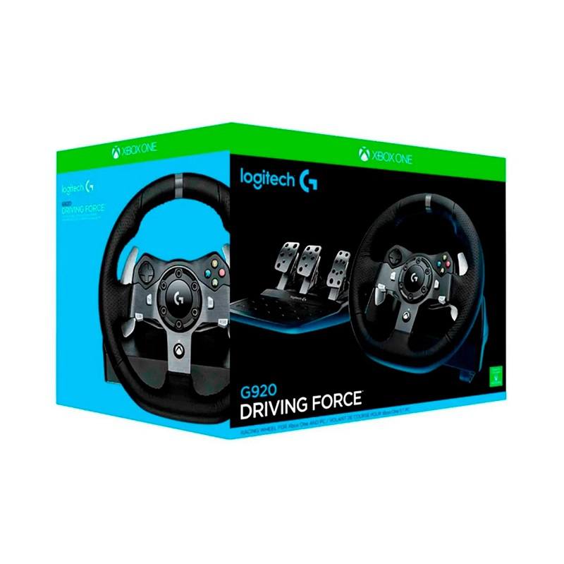 Volante y pedales Logitech G G920 Driving Force Racing Wheel para PC, Xbox XS y Xbox One