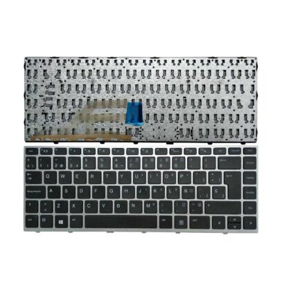Teclado para HP Probook 430 G5 440 G5 445 G5, Sin retroiluminación, marco plateado, Español