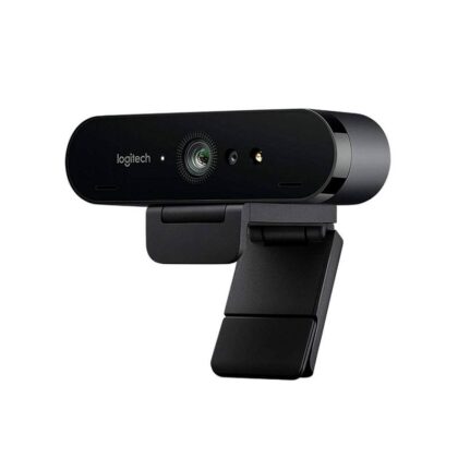 Webcam Logitech BRIO 4K Ultra HD, Enfoque Automático, RightLight 3 con HDR, Reconocimiento Facial, micrófono, conexión USB-A y USB-C