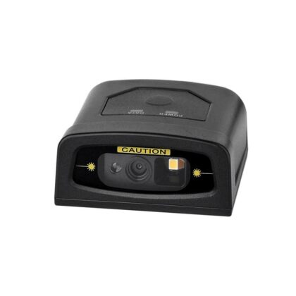 Lector de Código de Barra y QR AON, FS-200 2D, formato escritorio, conexión RJ45, compatible con USB y RS232, Negro