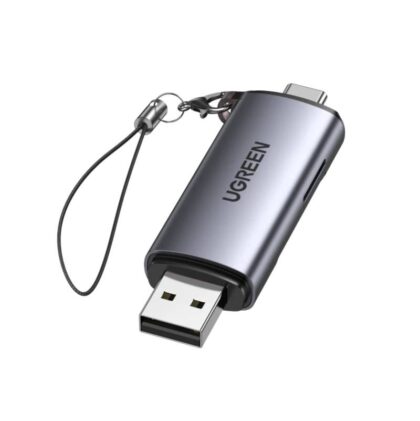 Adaptador Ugreen 2 en 1 USB 3.0 y USB C OTG, Lector de Memorias SD y Micro SD