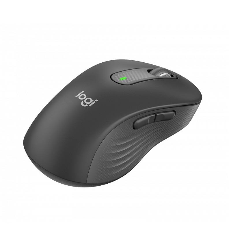Ratón inalámbrico Logitech SIGNATURE M650 L para zurdos, conexión Bluetooth y por receptor USB, 2000dpi, Negro