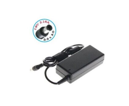 Cargador Generico para Laptop Samsung de 19V 3.16A, Conector de 5.0x3.0mm