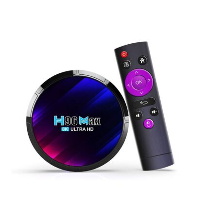 TV BOX H96 MAX 8K ULTRA HD, Android 13, 4G RAM, 32G ROM, HDMI 2.0, RJ45 WIFI, USB 3.0 BT 5.0