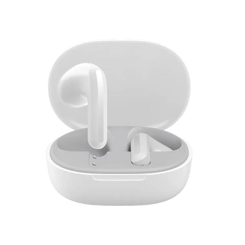 Audifonos Xiaomi Redmi Buds 4 Lite, con estuche de carga, conexión inalámbrica Bluetooth 5.3, Blanco