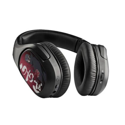 Headset Gaming CheckPoint HX300 Naruto Shimppuden Akatsuki, conexión Inalámbrica, micrófono desmontable, Serie naruto, color negro.