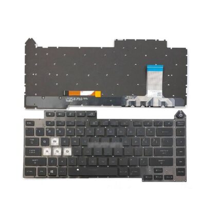 Teclado para Asus ROG Strix G15 G513 G513Q G513QM G513QY G533, retroiluminado RGB, Inglés