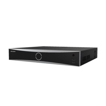 NVR Hikvision 16CH H.264/H.265, 4K 1080P, 16 POE, Graba hasta 12MP HDMI/VGA, Hasta 4x10TB