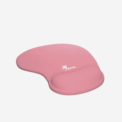 Mouse Pad XTECH XTA-530, alfrombilla con apoyo de gel para la muñeca, rosado