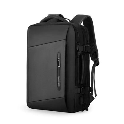 Mochila Expandible Mark Ryden MR9299SJ-KR00, para laptops de hasta 17.3", Puerto USB, 48cm x 32cm x 24cm, Tela impermeable, color negro