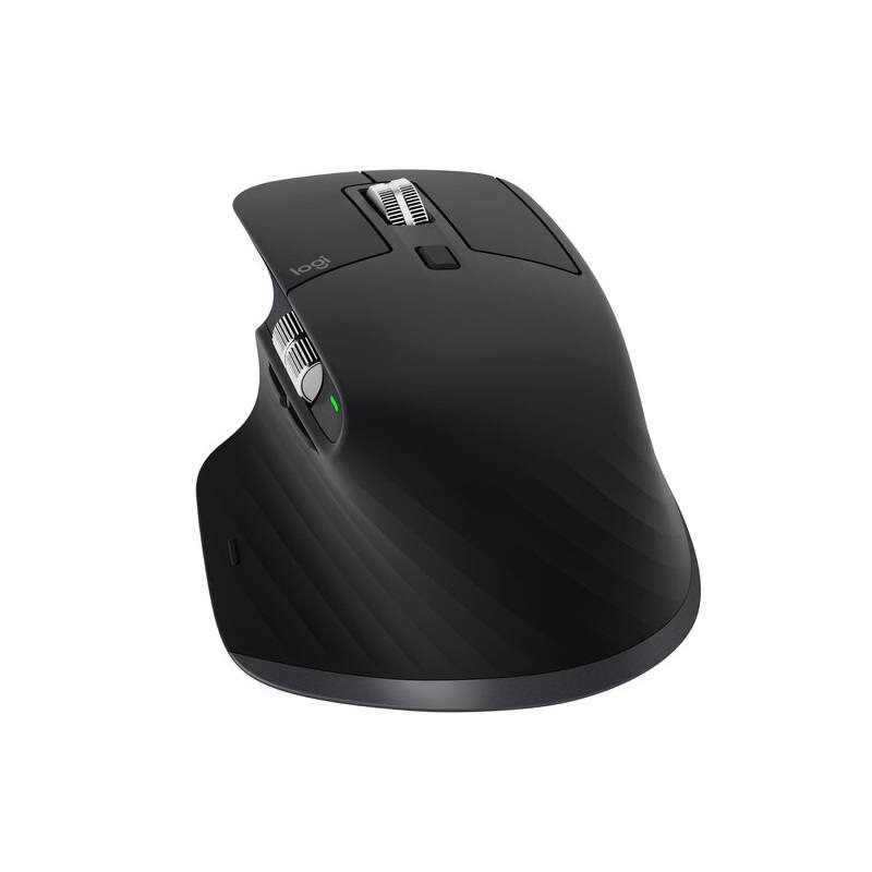 Ratón Inalambrico Logitech MX Master 3S, conexión Bluetooth, 8000 DPI, Negro