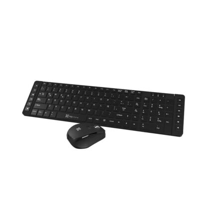 Combo Teclado y Ratón Inalámbrico, Klip Xtreme KCK-270S, Español, Negro