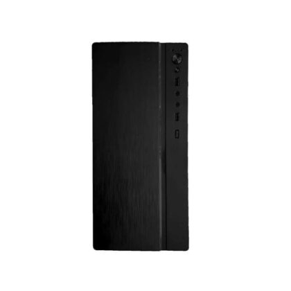 Gabinete KMEX CM05KTRA002C, Micro ATX, incluye fuente de poder 600W, Color negro