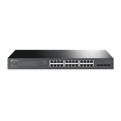 Switch Smart TP-LINK TL-SG2428P JetStream, 24 puertos Gigabit PoE+ y 4 ranuras SFP, Administrable