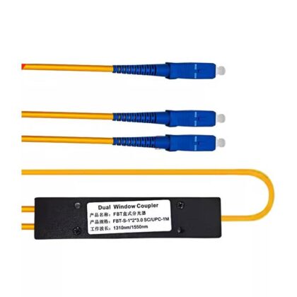 Splitter de Fibra Óptica PLC 1x 2, módulo, monomodo