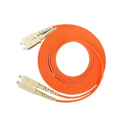 Cable de Fibra Óptica, Gigabit multimodo, doble núcleo, SC-SC 1 Metro